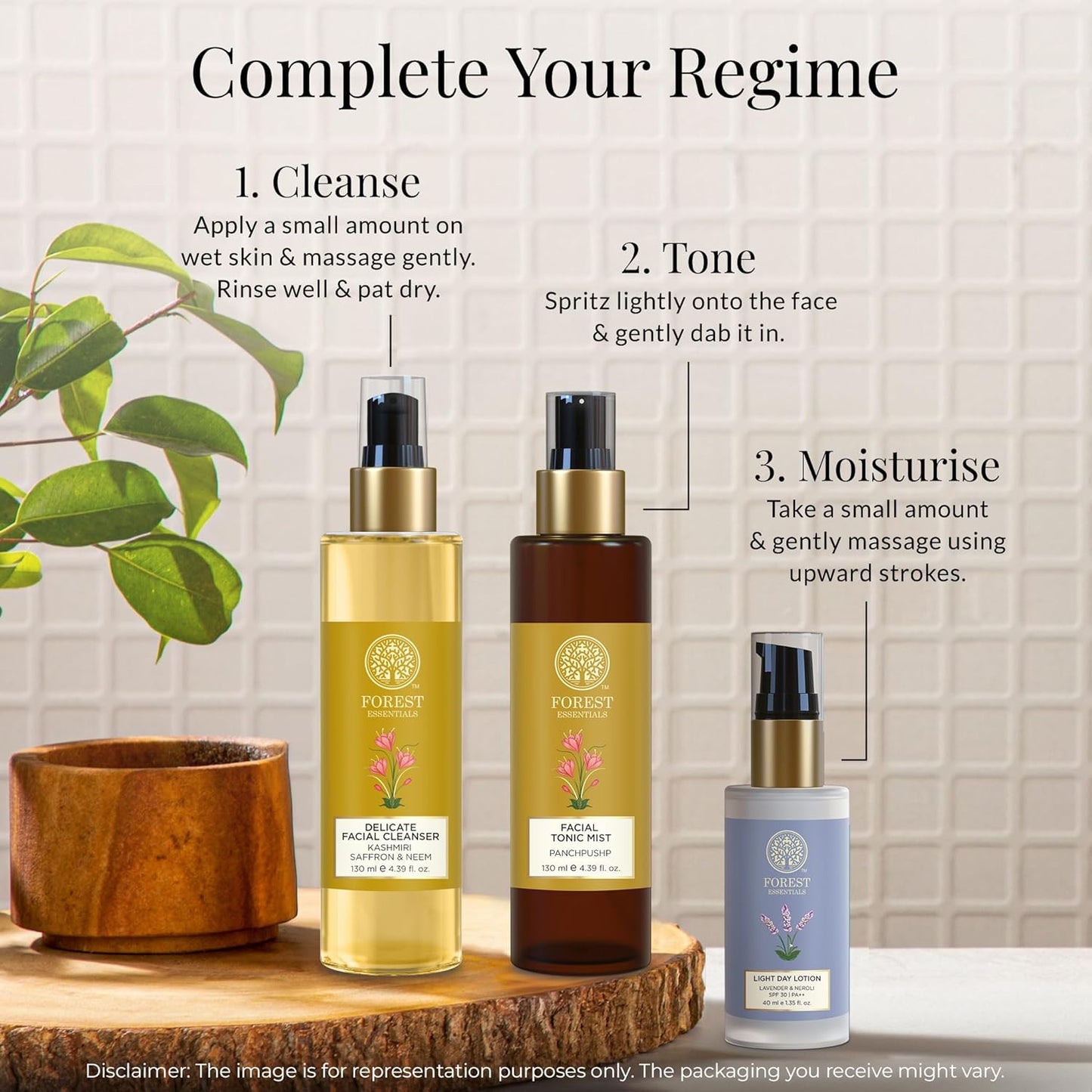 Forest Essentials Delicate Saffron & Neem Facial Cleanser with Hyaluronic Acid & Niacinamide