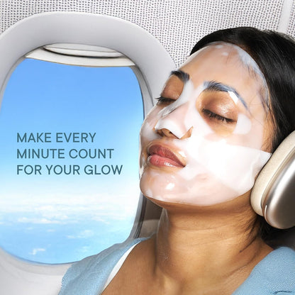 Quench Snail Mucin Collagen Boost Mask with Niacinamide & Hyaluronic Acid for Glass Skin within 4 Hours